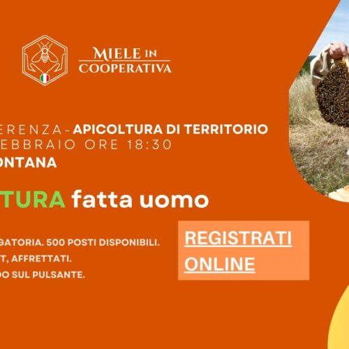 Evento Online – Apicoltura di Territorio – Lunedì 28 Febbraio 2022