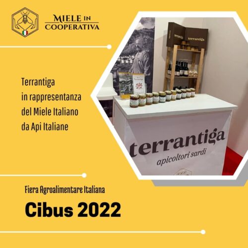 Cibus 2022: Terrantiga in Rappresentanza del Miele Italiano da Api Italiane!