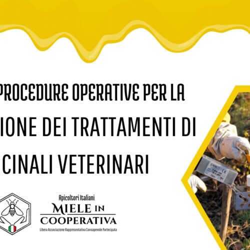 Pubblicate procedure operative per la registrazione dei trattamenti di medicinali veterinari somministrati alle api