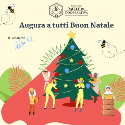 Sereno Natale a Voi tutti ed ai Vs cari, anche da Miele in Cooperativa