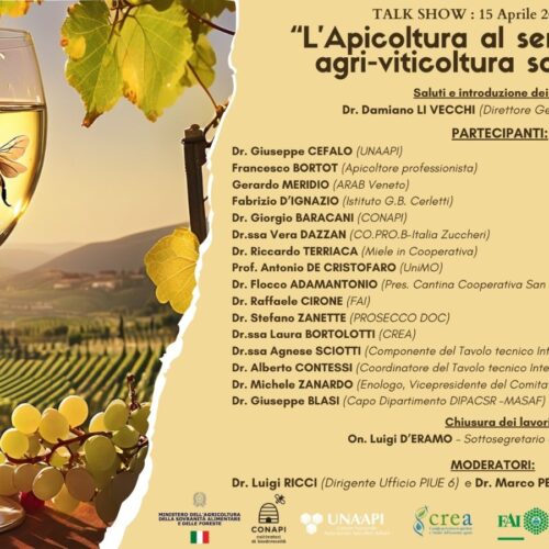 Talk show – l’apicoltura al servizio di una agri-viticoltura sostenibile