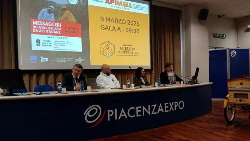 Al momento stai visualizzando Piacenza. Presentazione del Progetto Miele Italiano da Api Italiane. 41ma edizione Apimell
